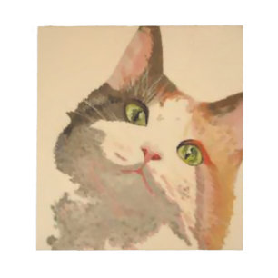 Bloc De Notas Soy All Oars: Retrato de gato de Calico