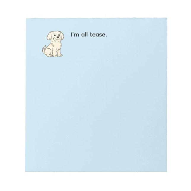 Bloc De Notas Soy All Tease notepad (Frente)