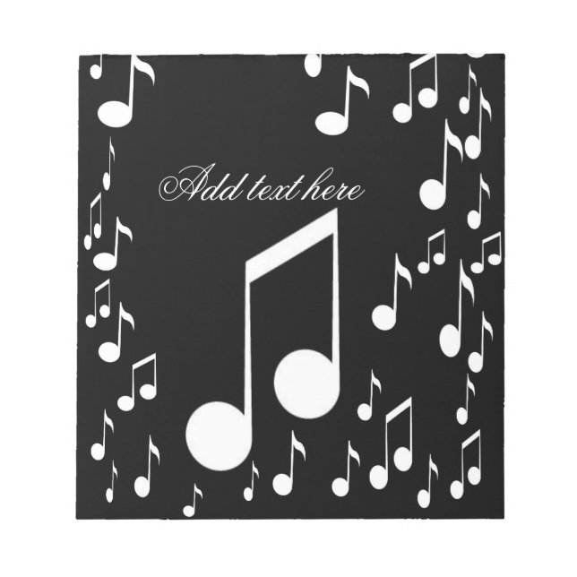 Bloc De Notas Soy música. (Frente)