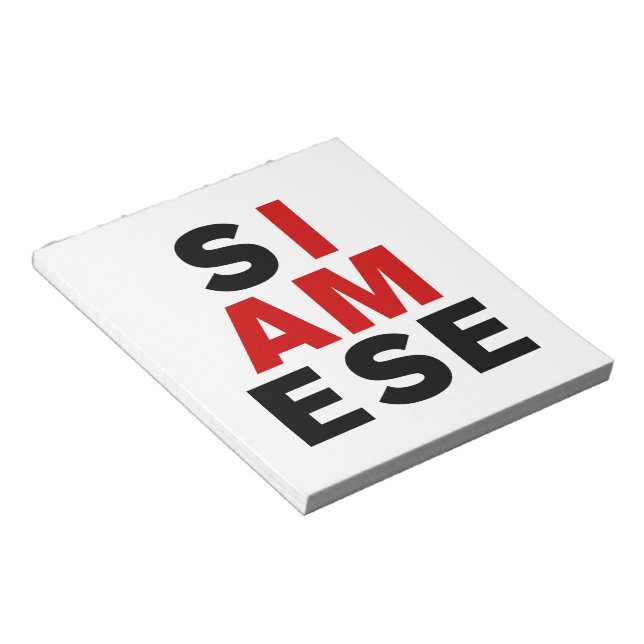 BLOC DE NOTAS SOY SIAMÉS (Lado Derecho)
