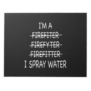 Bloc De Notas Soy Un Bombardero Gracioso. Bomba De Agua.