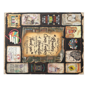 Bloc De Notas Soy un lector que significa que vivo en una fantas