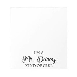 Bloc De Notas Soy un Sr. Darcy Tipo de Chica I