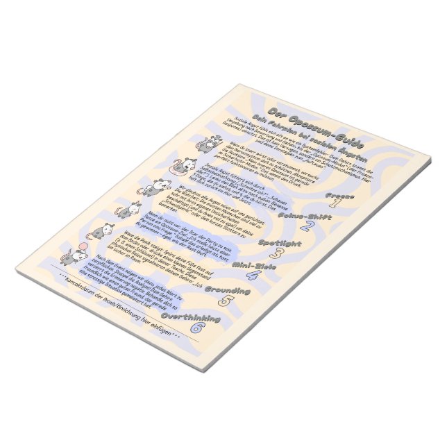 Bloc De Notas Sozialphobie Handout Psychoedukation (Lado Derecho)