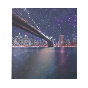 Bloc De Notas Spacey Manhattan Skyline