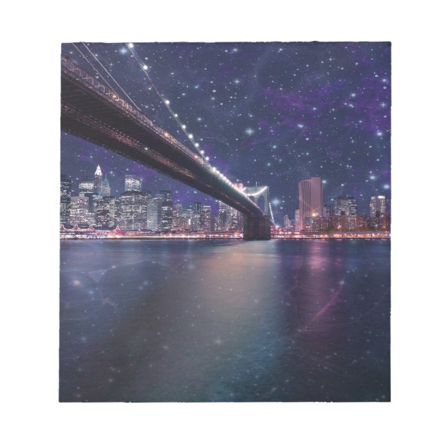 Bloc De Notas Spacey Manhattan Skyline (Frente)