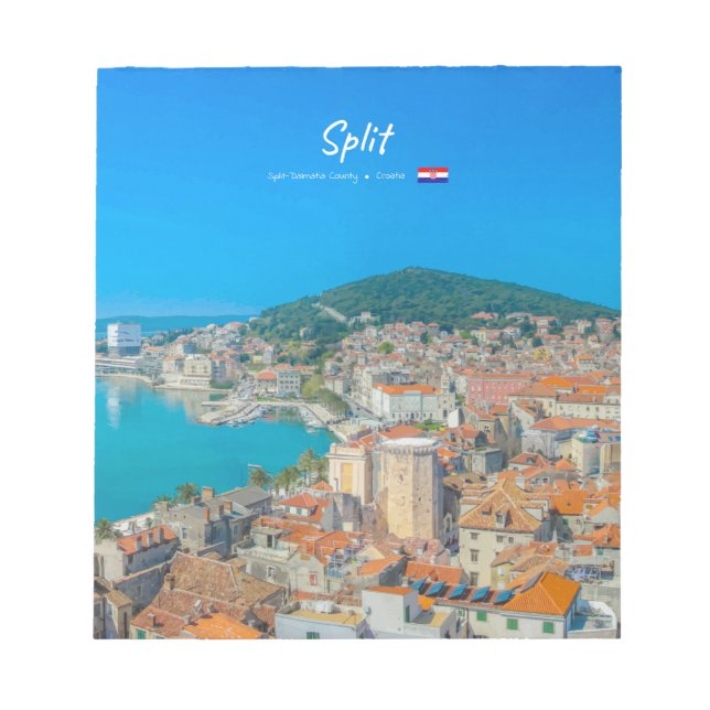 Bloc De Notas Split, Croacia - Ciudad Costera (Frente)