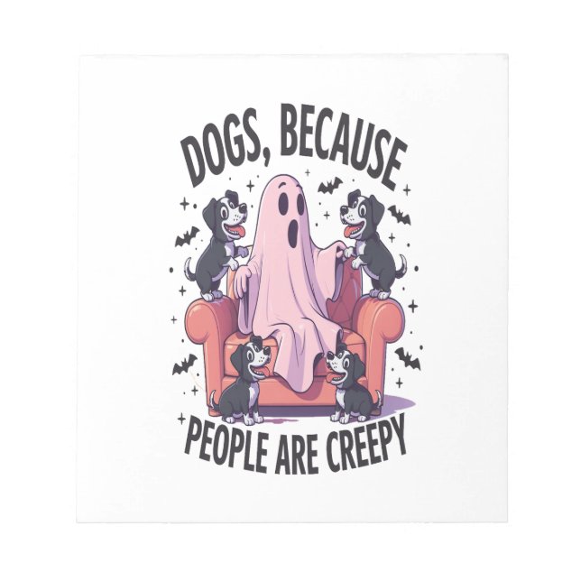 Bloc De Notas Spooky Halloween Dog Spooky Ghost 2 (Frente)