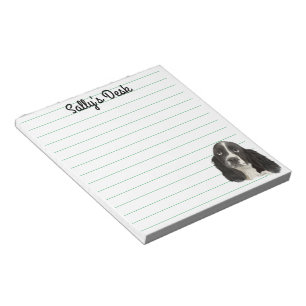 Bloc De Notas Springer Spaniel Puppy inglés