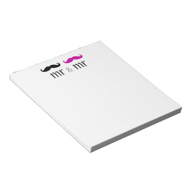 Bloc De Notas Sr. y Sr. Mustache Notepad (Lado Derecho)
