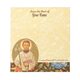 Bloc De Notas St. Aloysius Gonzaga (PM 01) 5,5"x6"
