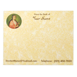 Bloc De Notas St. Apollonia (BLA 001) 11"x8.5" Horiz (Estilo #1)