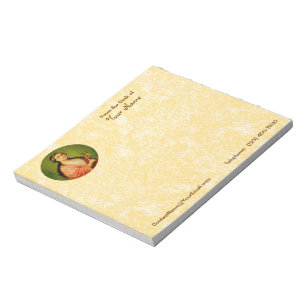 Bloc De Notas St. Apollonia (BLA 001) 5.5"x6" Horiz (Estilo #1)