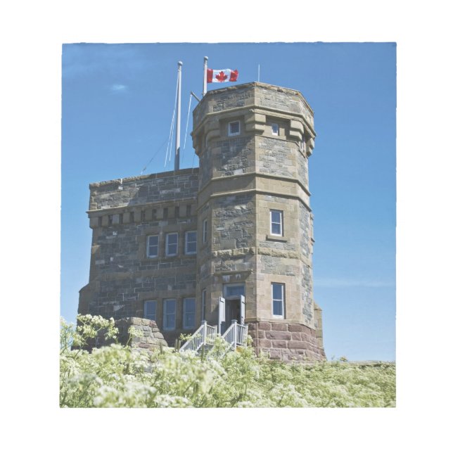 Bloc De Notas St. John's, Terranova, Canadá, Cabot Tower, (Frente)