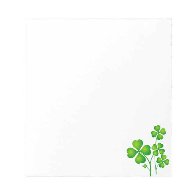 Bloc De Notas St. Patrick's Day Clover + tus ideas (Frente)