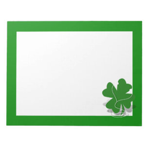 Bloc De Notas St. Patrick's Day Rish Clover