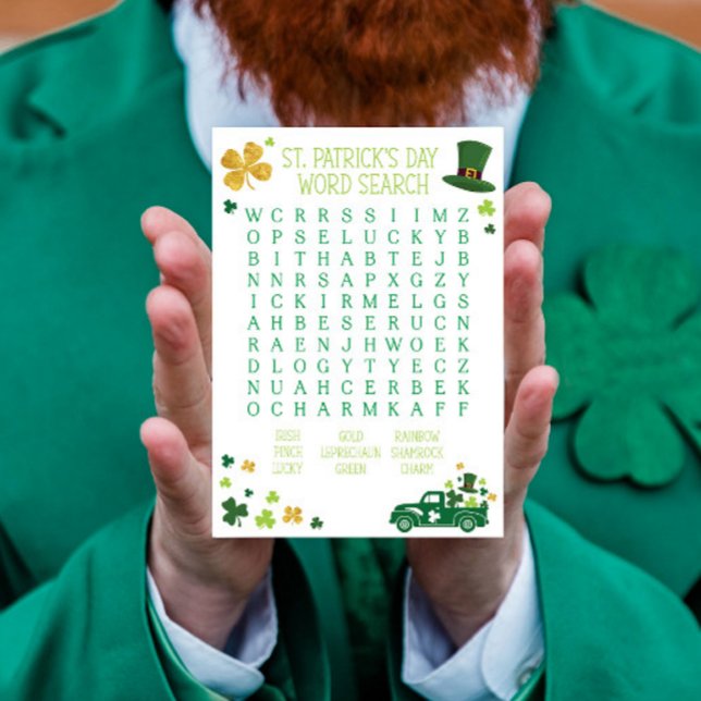 Bloc De Notas St. Patrick's Day Word Search (Subido por el creador)