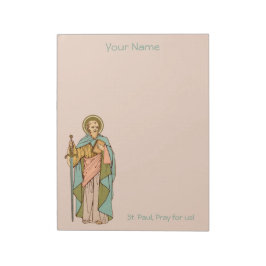 Bloc De Notas St. Paul el Apóstol (RLS 13) 8.5"x11"