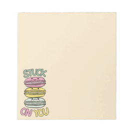 Bloc De Notas Stack of Cute Kawaii Macarons