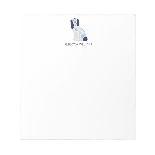 Bloc De Notas Staffordshire Spaniel Note Pad (Frente)