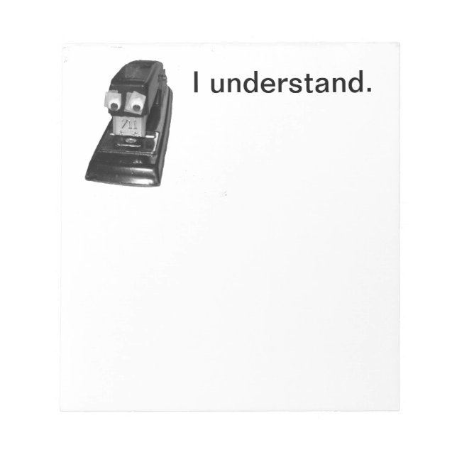 Bloc De Notas Stapler Guy Notepad (Frente)