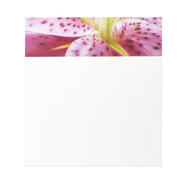 Bloc De Notas Stargazer Lily Bright Magenta Floral (Frente)