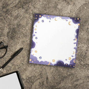 Bloc De Notas Starry Sky y Crescent Moon