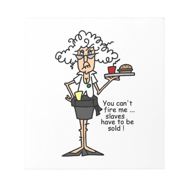 Bloc De Notas Stella con humor de la actitud (Frente)