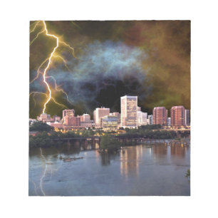Bloc De Notas Stormy Richmond Skyline