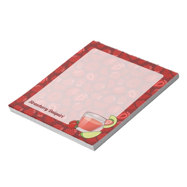 Bloc De Notas Strawberry Daiquiri Notepad (Lado Izquierdo)