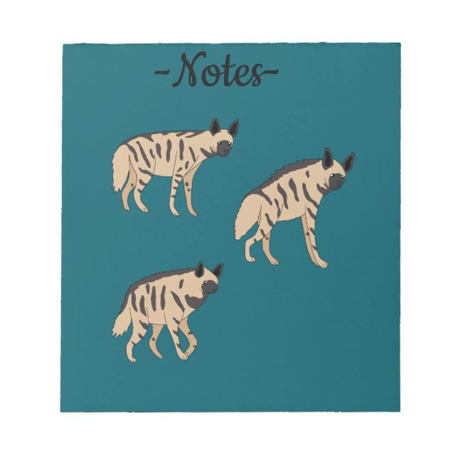 Bloc De Notas Striped Hyenas (Frente)