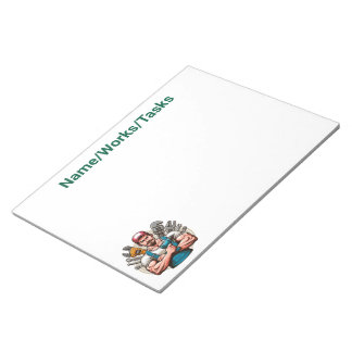 Bloc De Notas Strong Mechanic – Muscular Mechanic Notepad