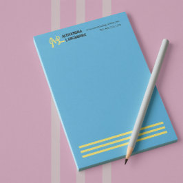 Bloc De Notas Su etiqueta monogramada - Multicolorizado