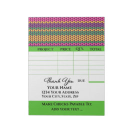 Bloc De Notas Su factura