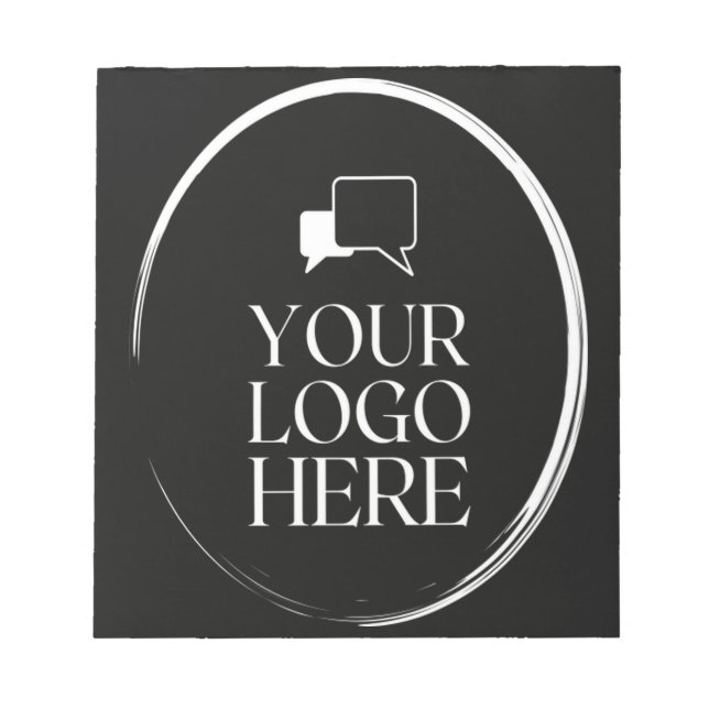 Bloc De Notas Su Logo Aquí Moderno (Frente)