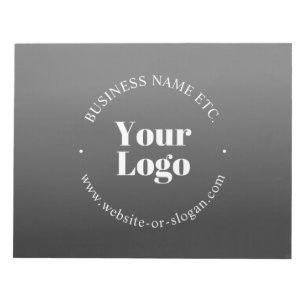 Bloc De Notas Su logotipo comercial o diseño y texto editable