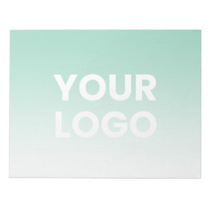 Bloc De Notas Su logotipo y degradado de color de fondo editable