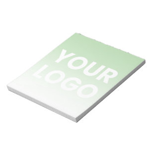 Bloc De Notas Su logotipo y degradado de color de fondo editable