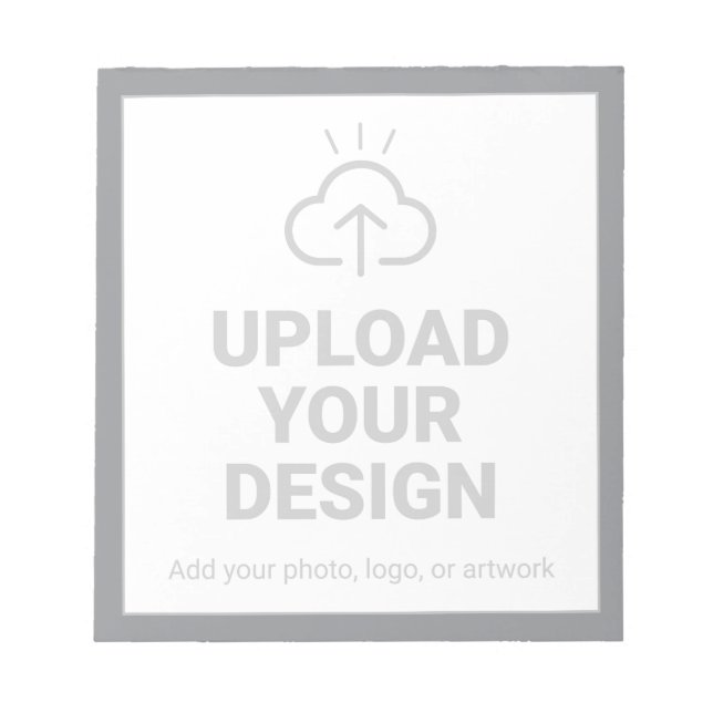 Bloc De Notas Sube tu diseño personalizado (Frente)