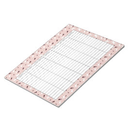 Bloc De Notas Subtle Geo Stars & Triangles – Pink 