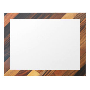Bloc De Notas Suelo de madera diagonal