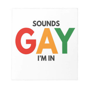 Bloc De Notas Suena gay, estoy en la bandera del Orgullo del Mes