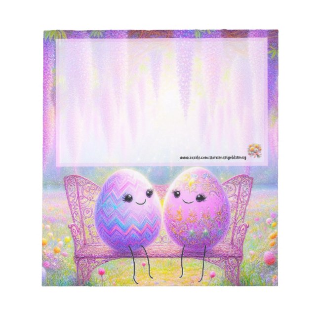 Bloc De Notas Sueños de Huevos de Pascua (Frente)