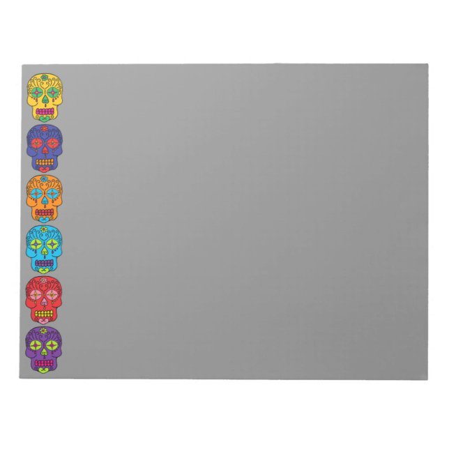 Bloc De Notas Sugar Skull (Frente)