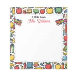 Bloc De Notas Suministros escolares del profesor