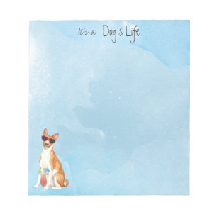Bloc De Notas Summer Basenji Notepad