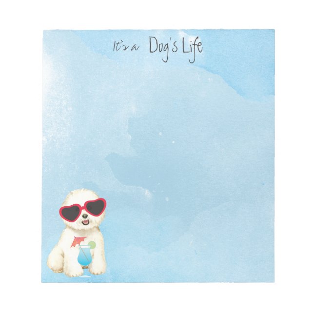 Bloc De Notas Summer Bichon Frise (Frente)