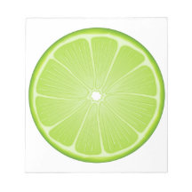 Summer Margarita Fiesta Lime Notepad