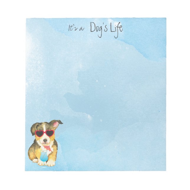 Bloc De Notas Summer Pembroke Welsh Corgi (Frente)