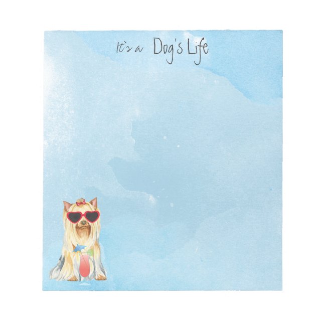 Bloc De Notas Summer Yorkie (Frente)